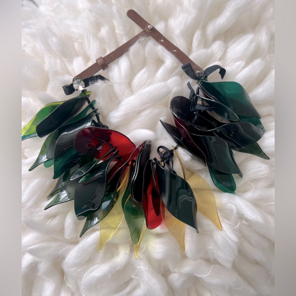 MARNI Multicolor Lucite Statement Necklace